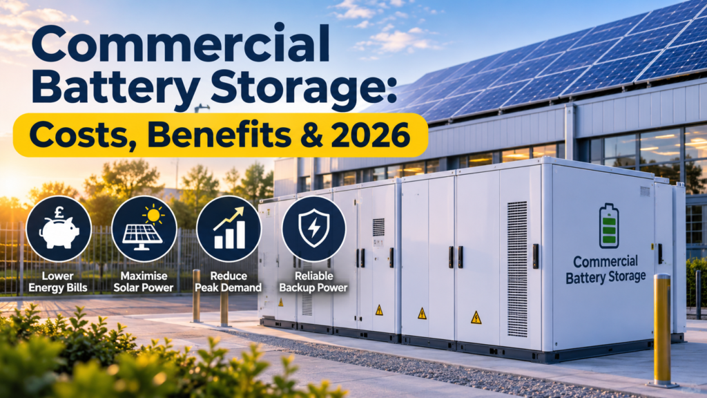 Read more about the article Commercial Battery Storage: Costs, Benefits & 2026